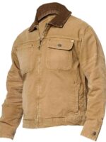 Countdown Jensen Ackles Brown Cotton Jacket