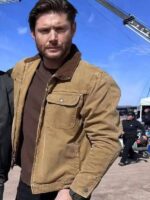 Countdown S01 Jensen Ackles Brown Cotton Jacket