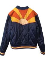 Darcy Bloom Resident Alien Blue Satin Jacket
