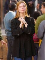 Elle Fanning A Complete Unknown Black Coat