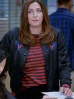 Gina Linetti Brooklyn Nine Nine Black Bomber Jacket