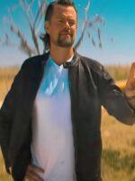 Josh Duhamel London Calling 2025 Black Leather Jacket