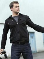 Joshua Jackson Black Cotton Jacket