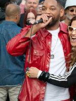 London Cross Station 2025 Will Smith Leather Jacket