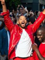 London Cross Station Will Smith Red Jacket