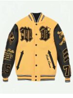 MB Yellow Black Varsity Jacket