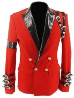 Michael Jackson Award Ceremony Red Blazer