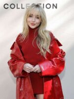 Michael Kors Collection Sabrina Carpenter Leather Coat