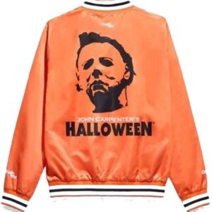 Michael Myers Halloween Orange Satin Jacket
