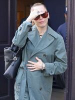Miley Cyrus London 2025 Green Coat