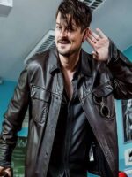 Movie Screw Mickiewicz Dawid Ogrodnik Black Leather Jacket