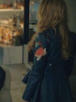 No Good Deed Margo Starling Blue Frock Leather Jacket