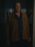 Nonnas 2025 Vince Vaughn Brown Suede Leather Jacket