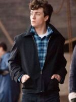 Nowhere Boy Aaron Taylor Johnson Black Wool Jacket