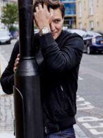 Pedro Pascal Suede Bomber Jacket For Sale