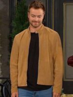 Peyton Meyer Days of Our Lives Brown Jacket