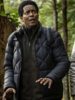 Resident Alien 2025 Sheriff Mike Thompson Black Puffer Jacket