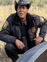 Resident Alien S03 Sheriff Mike Thompson Black Police Jacket