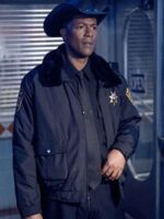 Resident Alien Sheriff Mike Thompson Black Uniform Jacket