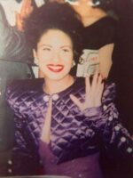 Selena Quintanilla Purple Diamond Quilted Jacket