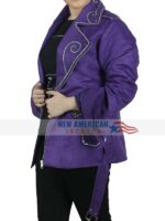 Selena Quintanilla Purple Suede Jacket