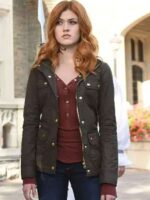Shadowhunters S02 Clary Fray Green Cotton Jacket