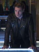 Shadowhunters S02 Dominic Sherwood Black Leather Jacket