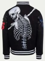 Skull Rod Godspeed Black Varsity Jacket