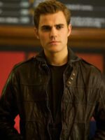 Stefan Salvatore The Vampire Diaries S01 Black Jacket