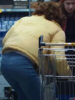 Such Brave Girls 2025 Louise Brealey Yellow Puffer Jacket