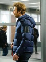 TV Series Chicago Med Nick Gehlfuss Blue Hooded Jacket