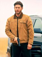 TV Series Countdown 2025 Jensen Ackles Brown Cotton Jacket