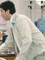 TV Series Friends David Schwimmer White Cotton Jacket