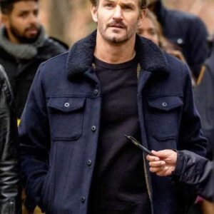 Terry Bruno Law and Order SVU S26 Blue Jacket