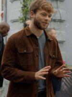 The Perfect Setting 2025 David Elsendoorn Brown Leather Jacket