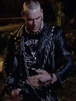The Return of the Living Dead Mark Venturini Black Biker Leather Jacket