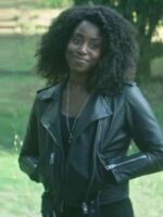 The Sandman S02 Rose Walker Black Biker Leather Jacket
