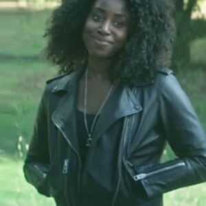 The Sandman S02 Rose Walker Black Biker Leather Jacket