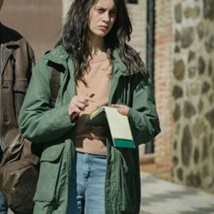 The Snow Girl Miren Rojo Green Cotton Jacket
