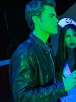 The Vampire Diaries S01 Paul Wesley Black Leather Jacket