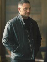 Tom Hardy Mobland 2025 Grey Cotton Jacket