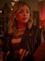 Tory Nichols Cobra Kai S06 Black Leather Jacket