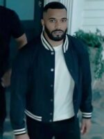 Tyler Perrys Duplicity 2025 Tyler Lepley Black Varsity Jacket