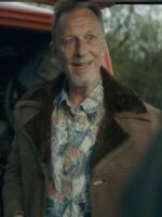 Video Nasty S01 Rory Mullen Brown Leather Coat