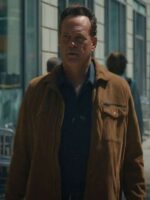 Vince Vaughn Nonnas 2025 Brown Jacket