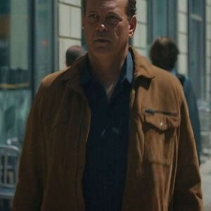 Vince Vaughn Nonnas 2025 Brown Jacket
