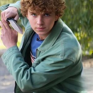 Walker Scobell Percy Jackson and the Olympians S02 Green Jacket