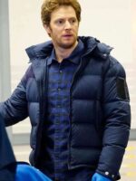 Will Halstead Chicago Med S04 Blue Puffer Jacket