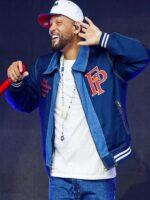 Will Smith Based on a True Story Tour 2025 Blue Bomber Jacket