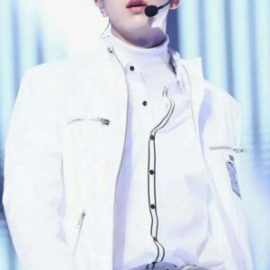 Younghoon The Boyz White Jacket